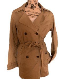Sonoma Double Breasted Belted Trench Coat | Khaki